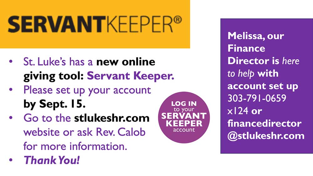 Servant Keeper